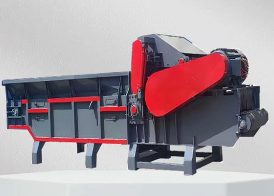 Large Capacity Wood Chipper Crusher Machine Drum Type 30mm