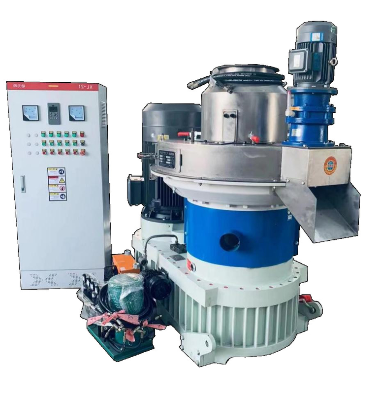 110kw Vertical Ring Die Pellet Machine 1500-2000kg/H Wood Pellet Machine