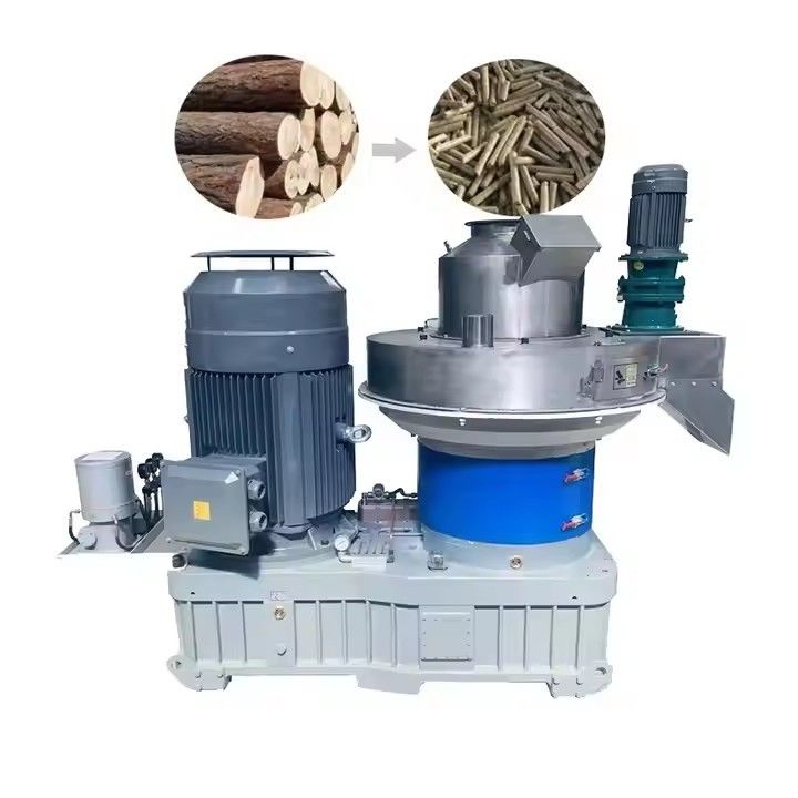 Hay Straw Sawdust Burning Pellet Equipment Fuel Biomass Pellet Machine