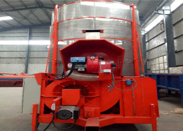 Vertical Screw Feeding Batch Grain Dryer Low Temperature