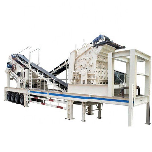 Mobile 54t 250t/H 350mm Feed Stone Crusher Machine