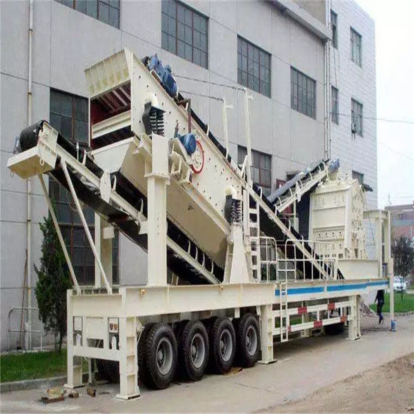 Mobile 54t 250t/H 350mm Feed Stone Crusher Machine