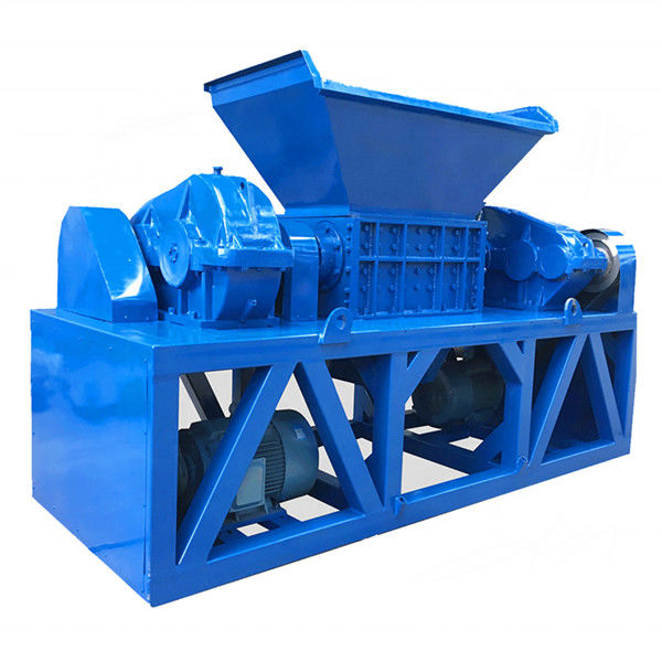 0.4t/H 30kw Double Shaft Shredder Machine Shred Plastic,Metal,Tire