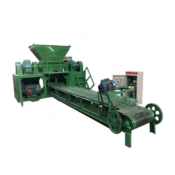 0.4t/H 30kw Double Shaft Shredder Machine Shred Plastic,Metal,Tire