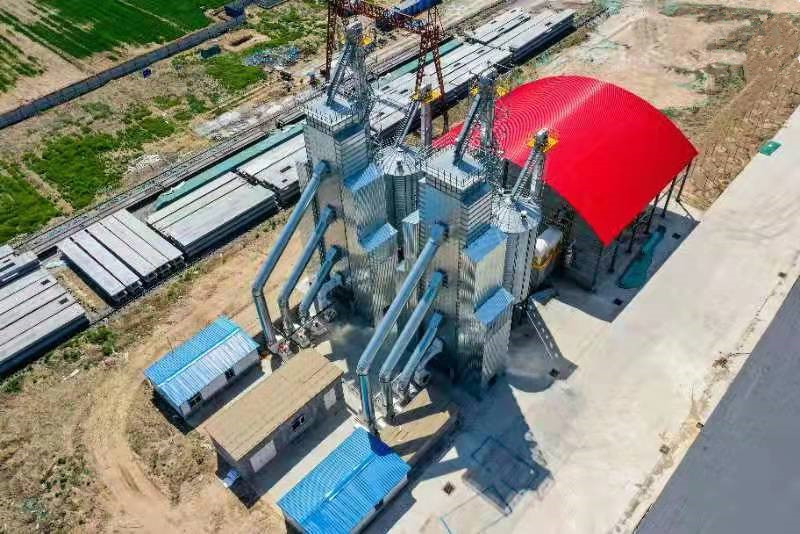 Large Continuous Corn Maize Grain Tower Dryer With Capacity Of 100-1000 Tons