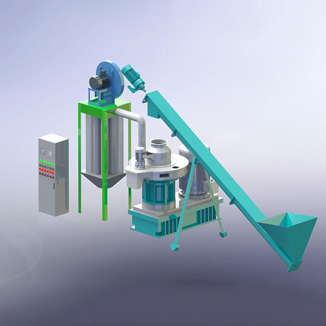 1000kg/H Complete Biomass Pellet Machine Wood Pellet Manufacturing Line