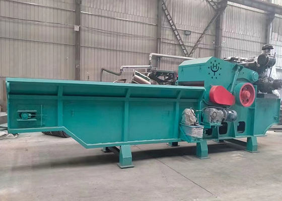 20 - 30 Tph Drum Chipper Machine Wood Crusher 15mm For Wood Chips