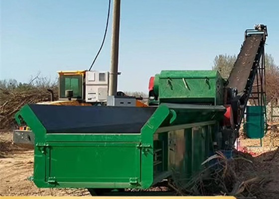 CE Drum Wood Chipper Crusher Machine High Capacity