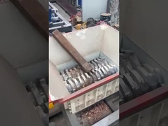 Déchiqueteur à double arbre, déchiqueteur déchiquetteur de ferraille, pneus, bois, plastique, etc.